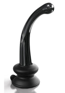 Pipedream Women's Toys, Non-Vibrating, Dildo, Glass Icicles No 87, Black