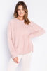 PJ Salvage Accessories/Head Warmer/Hat PJ Salvage - Feather Knit Long Sleeve Top