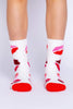 PJ Salvage Accessories/Loungewear/Socks PJ Salvage Ivory Kiss Socks