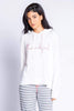 PJ Salvage Jacket/Outerwear/Hoodie/Lounge XS PJ Salvage Joyful Ivory Hoodie