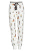 PJ Salvage Lingerie; Long Sleeve Top XS PJ Salvage Hip Hound Cuffed Pant, Ivory