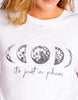 PJ Salvage Lingerie; Long Sleeve Top PJ Salvage It's a Phase T-Shirt, White