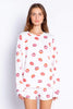 PJ Salvage Loungeware/Pajamas/Long Sleeve XS PJ Salvage With A Kiss Long Sleeve Top