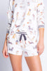 PJ Salvage Loungewear/Pajamas/Shorts XS PJ Salvage Coffee & Canines Shorts