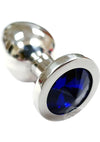Rouge Anal Toys Blue Jewel Rouge - Small Stainless Steel Plug