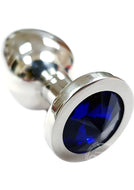 Rouge Anal Toys Blue Jewel Rouge - Small Stainless Steel Plug
