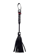 Rouge Flogger Black Rouge - Leather Mini Flogger