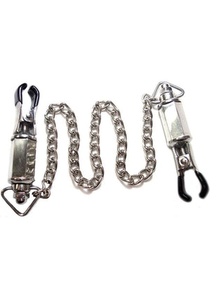 Rouge Nipple Clamps Rouge - Weighted Adjustable Nipple Clamps