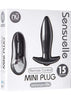 Sensuelle Vibrator/Couples Toy/Solo Toy/Rechargeable Black Sensuelle-Mini Plug with Remote
