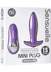 Sensuelle Vibrator/Couples Toy/Solo Toy/Rechargeable Purple Sensuelle-Mini Plug with Remote