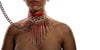 Shiri Zinn Accessories/Collar Shiri Zinn Red Beaded Collar