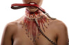 Shiri Zinn Accessories/Collar Shiri Zinn - Red Tribal Beaded Collar