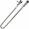 Spartacus Accessories; Nipples Spartacus Broad Tip Adjustable Nipple Clamps w/ Jewel Chain