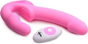 Strap U Accessories; Harness; Women's Strap U - Strapless Urge 8X - Pink W/ Remote