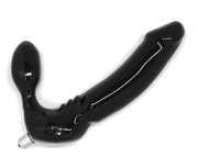 Tantus Women's Toys, Vibrating, Battery Powered, Dildo Feeldoe Stout - Black