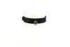 Touch of Fur Accessories, Collars Adjustable Black Leather Kitten Collar with Stud and Small D-Ring