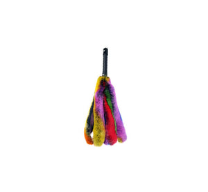 Touch of Fur Flogger Touch of Fur - 20" Multicolor Rex Rabbit Flogger