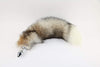 Touch of Fur Women's Toys, Men's Toys, Anal Crystal Fox Tail / Small Plug Touch of Fur - Fox Tail with Detachable Stainless Steel Plug 14"-17"