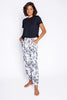 Trystology PJ Salvage Black Rose Pant
