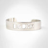 Twisted Wares Jewelry Big D Cuff Twisted Wares - Big Dick Men's Stainless Steel Bracelet