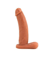 Vixen Creations Women's Toys, Non-Vibrating, Dildo, Silicone Vixen Creations Bandit - Caramel - 7.25x1.75