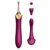 Zalo Women's Toys, Vibrating, Rechargeable, Kits Velvet Purple Zalo Bess