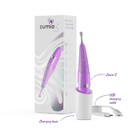 Zumio Women's Toys, Vibrating, Rechargeable, Waterproof Zumio S - Light Purple